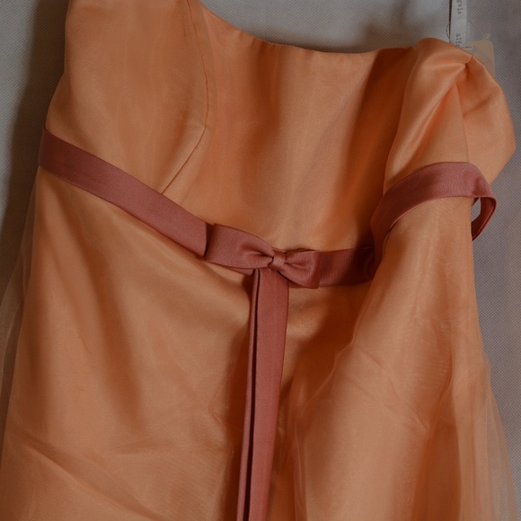 Alfred Angelo SZ 14 Organza-type Lined Strapless Dress - Picture 1 of 13